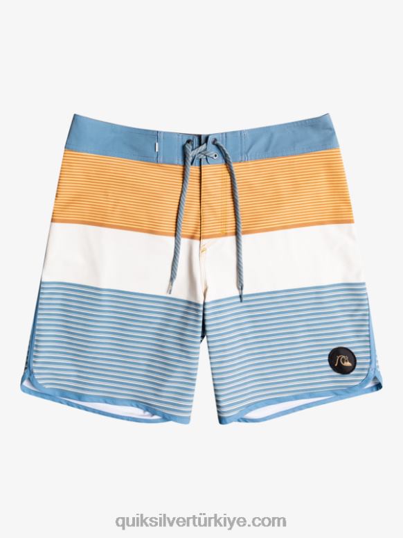 Quiksilver erkekler surfsilk tijuana 19 sörf şortu 226FP1406 kaptanlar mavi