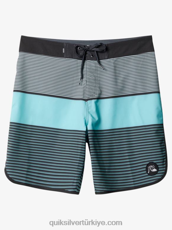 Quiksilver erkekler surfsilk tijuana 19 sörf şortu 226FP1409 asfalt
