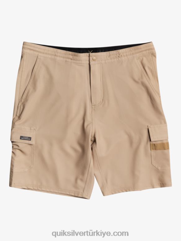 Quiksilver erkekler waterman denizcilik amfibi 20 hibrit şort 226FP1852 tütsü