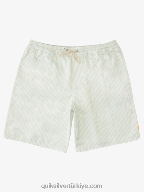 Quiksilver erkekler waterman güverte şeridi 19 yaylım ateşi 226FP1843 ince yeşil güverte şeridi