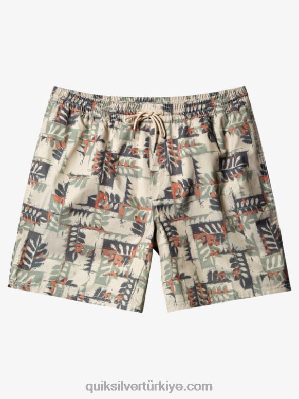 Quiksilver erkekler waterman kano resif 17 yaylım ateşi 226FP546 kahverengi pirinç kano