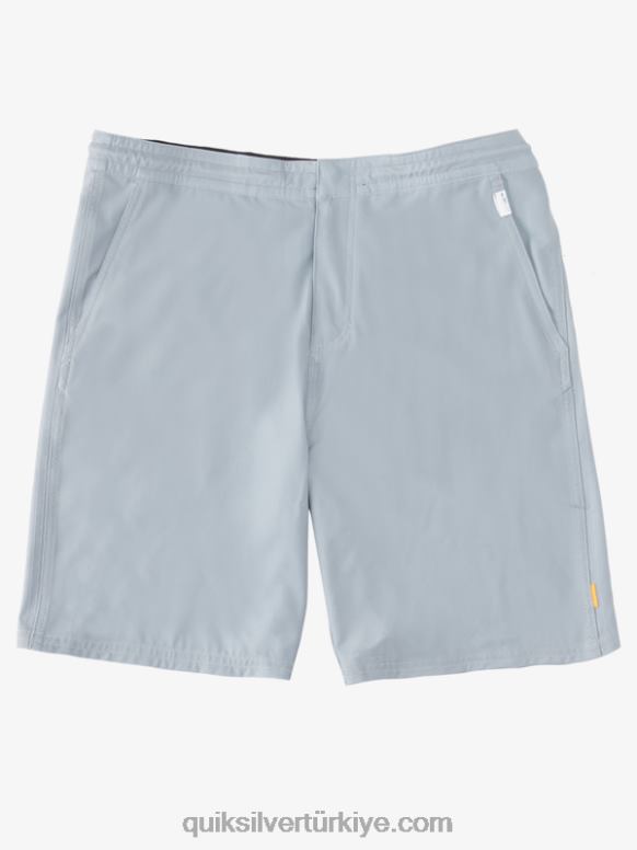 Quiksilver erkekler waterman suva 20 amfibi sörf şortu 226FP781 köpekbalığı derisi
