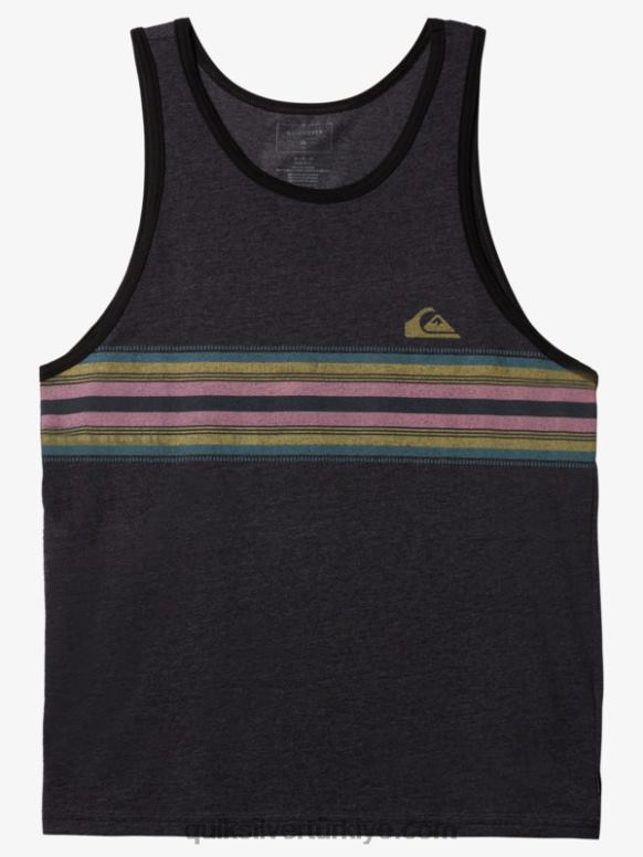 Quiksilver erkekler aerodinamik tank t-shirt 226FP1337 kömür funda