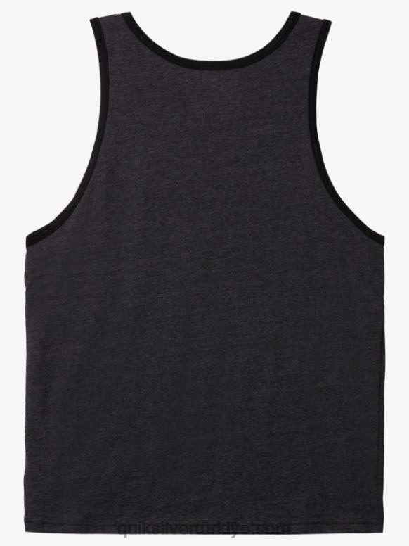 Quiksilver erkekler aerodinamik tank t-shirt 226FP1337 kömür funda