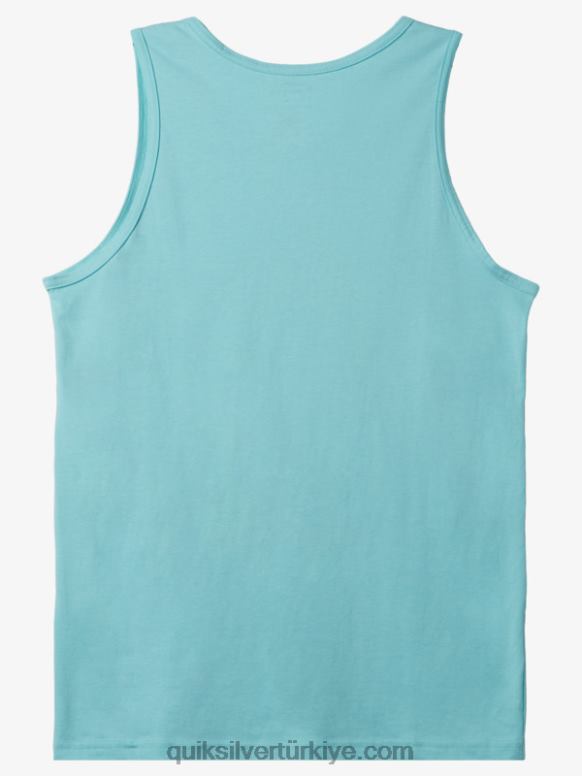 Quiksilver erkekler büyük logosu tankı 226FP265 melek mavisi