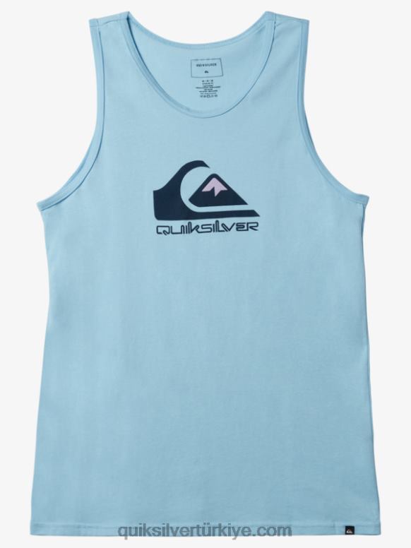 Quiksilver erkekler büyük logosu tankı 226FP268 gökyüzü mavi