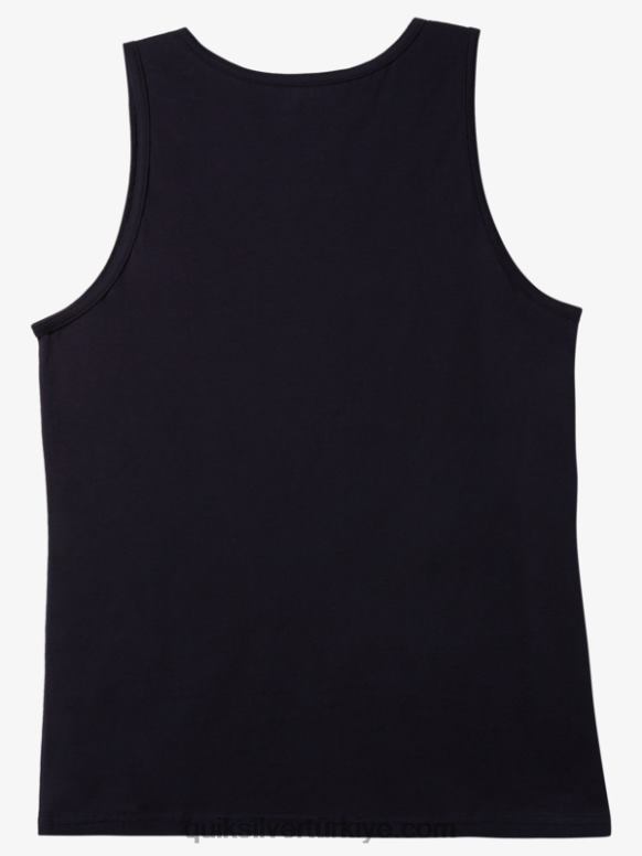 Quiksilver erkekler büyük logosu tankı 226FP269 donanma blazer