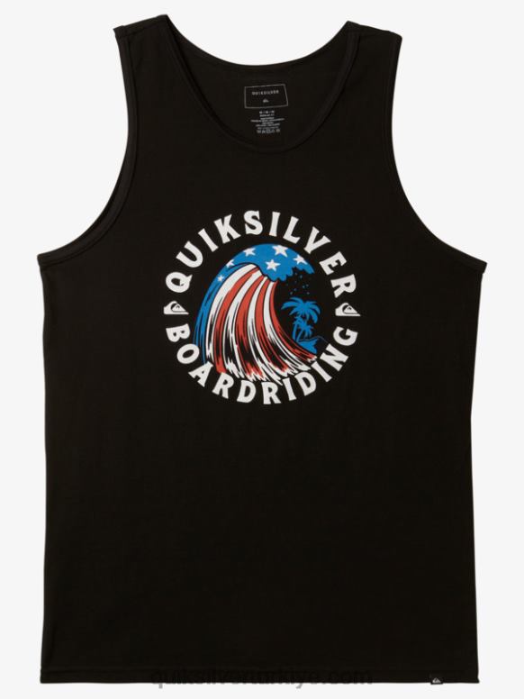 Quiksilver erkekler dalga tankının evi 226FP155 siyah
