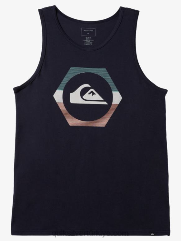 Quiksilver erkekler şekil değiştiren tank 226FP431 donanma blazer