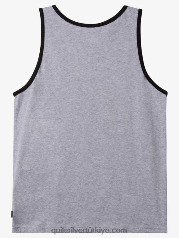 Quiksilver erkekler çok cepli tank tişört 226FP556 atletik funda