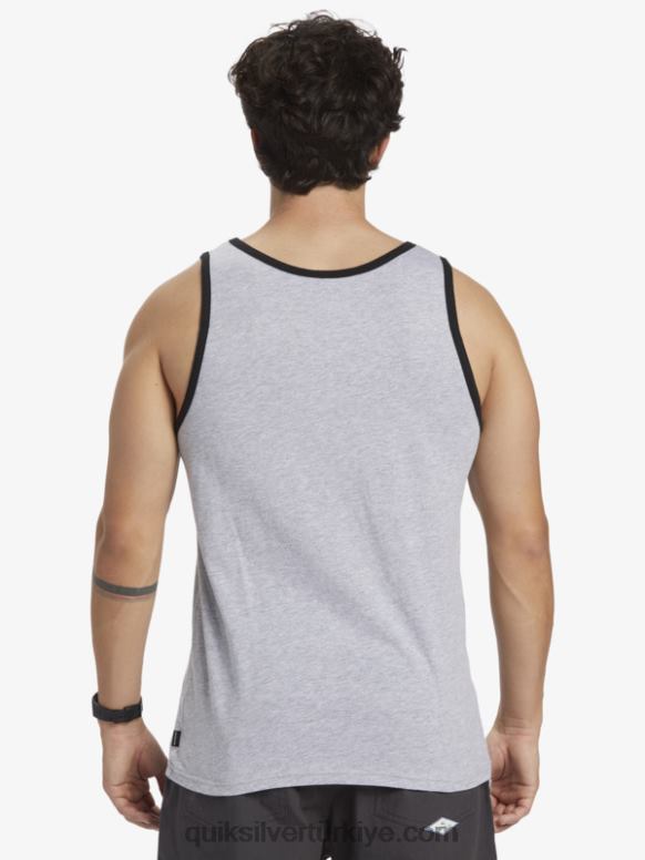 Quiksilver erkekler çok cepli tank tişört 226FP556 atletik funda