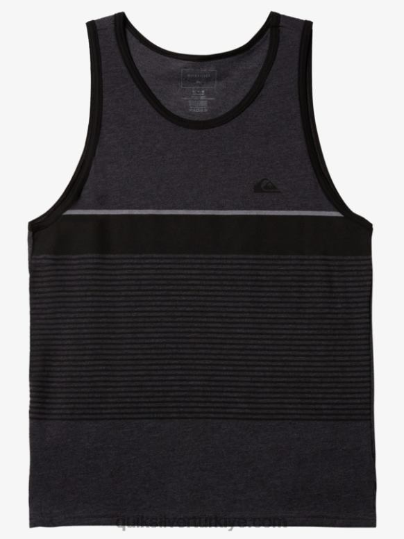 Quiksilver erkekler tijuana şerit tankı 226FP453 kömür funda