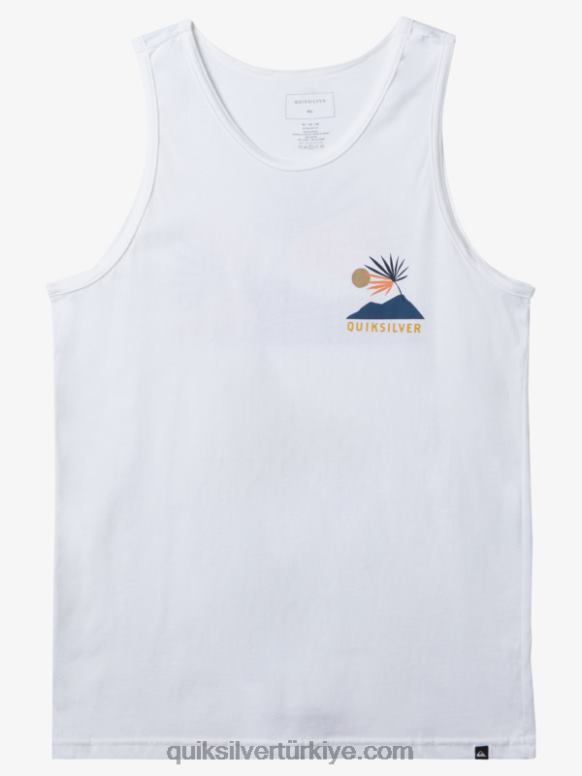 Quiksilver erkekler yeni kabile tankı 226FP127 beyaz