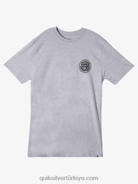 Quiksilver erkekler daha cesur tip tişört 226FP48 atletik funda