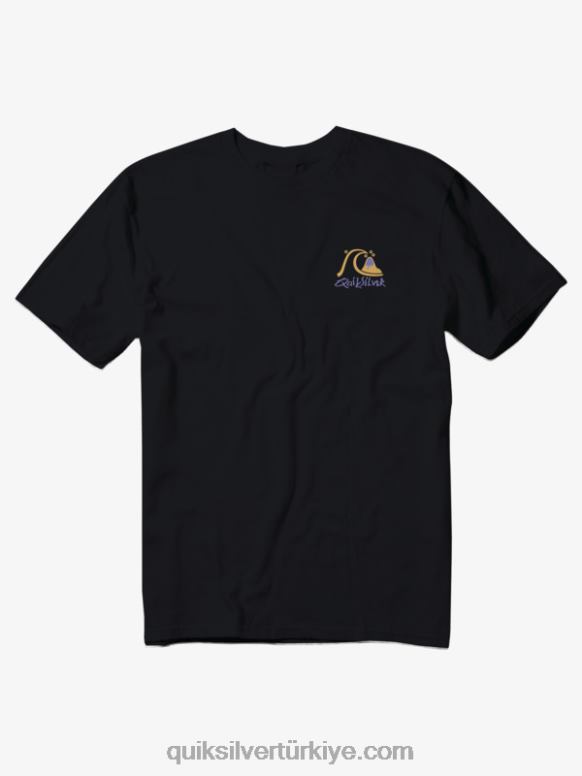 Quiksilver erkekler gölge gösterisi t-shirt 226FP1393 siyah