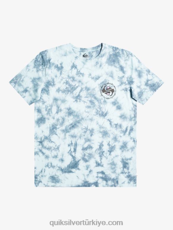 Quiksilver erkekler çok yönlü tişört 226FP1070 göksel mavi