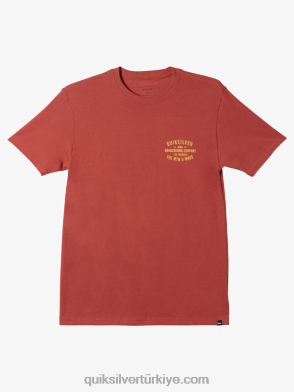 Quiksilver erkekler qs sörf kilitli tişört 226FP961 marsala