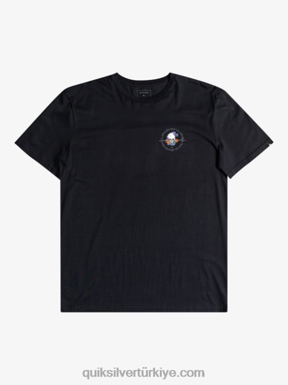Quiksilver erkekler t-shirt 226FP1818 siyah