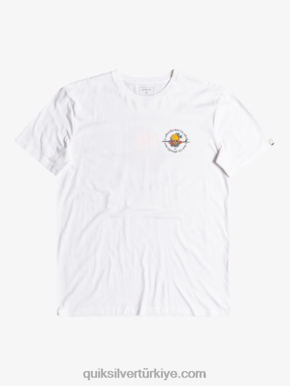 Quiksilver erkekler t-shirt 226FP1819 beyaz