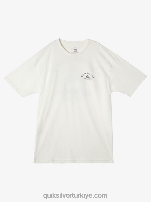 Quiksilver erkekler tişört giyen su adamı 226FP60 karbeyaz