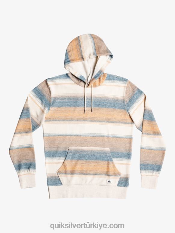 Quiksilver erkekler büyük otway kapşonlu 226FP1247 esmer şeker harika otway