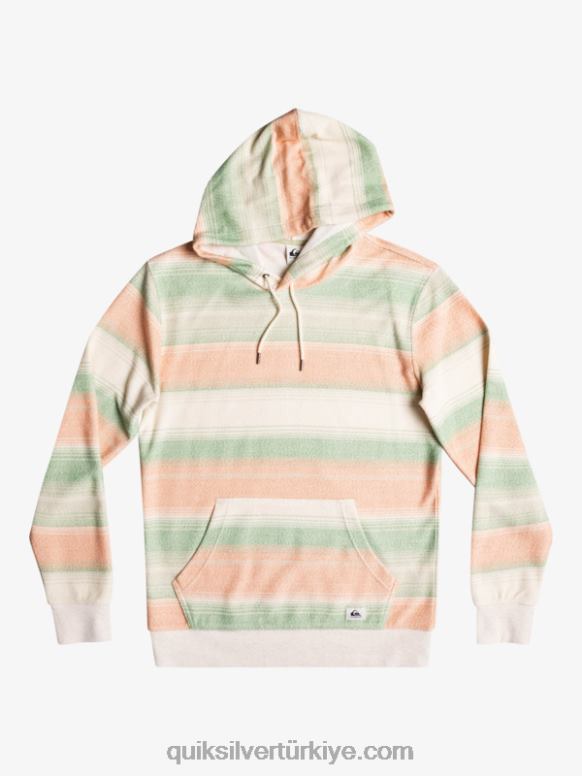 Quiksilver erkekler büyük otway kapşonlu 226FP1248 çöl adaçayı büyük otway