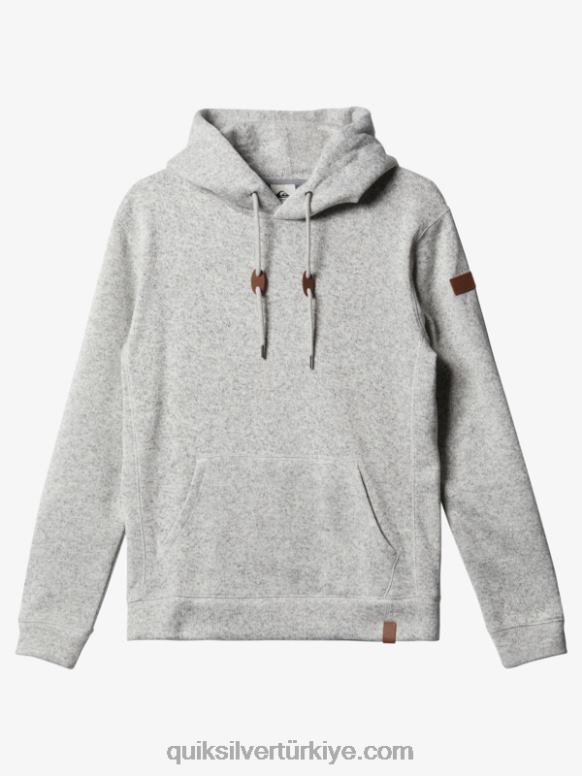 Quiksilver erkekler keller kapşonlu 226FP1711 açık gri funda