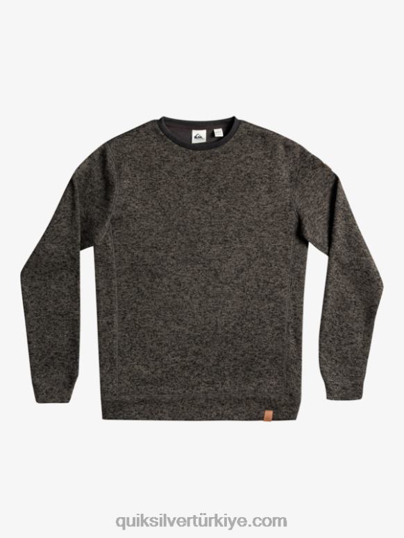 Quiksilver erkekler keller kazak 226FP1423 koyu gri meşe