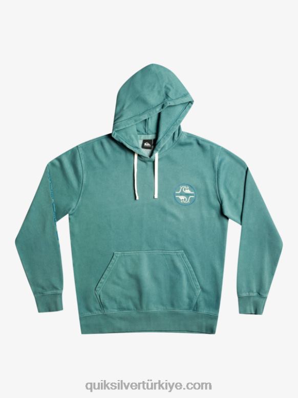 Quiksilver erkekler levha kapüşonlu kadar tatlı 226FP1220 Britanya mavisi
