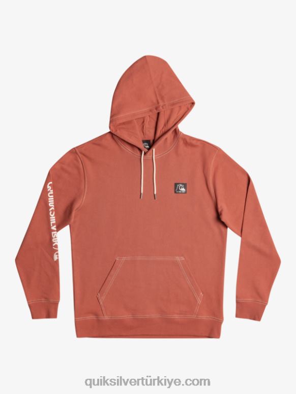 Quiksilver erkekler orijinal kapşonlu 226FP1034 marsala